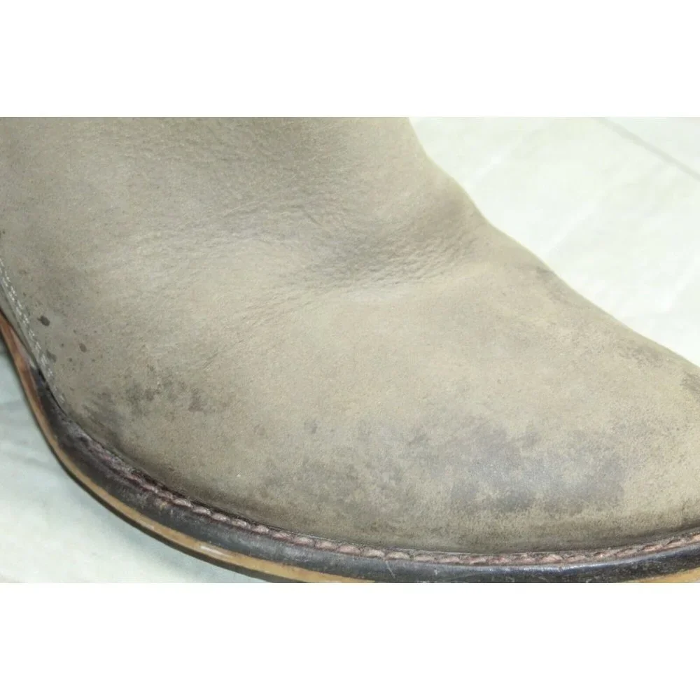 BLONDO Nivada Brown Leather Waterproof Heeled Ankle Boots Size 9 - Picture 11 of 12